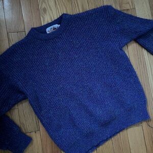 Purple Sweater with Tinsel